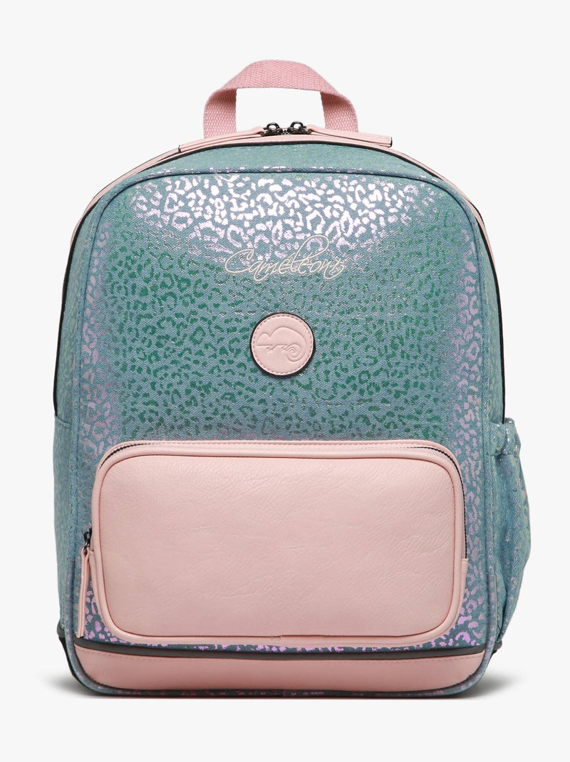 Sac À Dos 2 Compartiments Cameleon Gris Rose foncé Gris - Kiabi