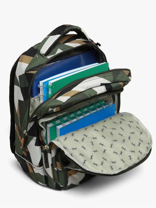 Sac À Dos 2 Compartiments Cameleon Polyester Recycle - Kiabi