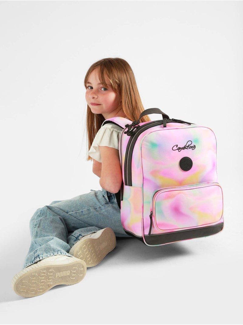 Sac à dos 2 compartiments cameleon Rose pâle - Kiabi