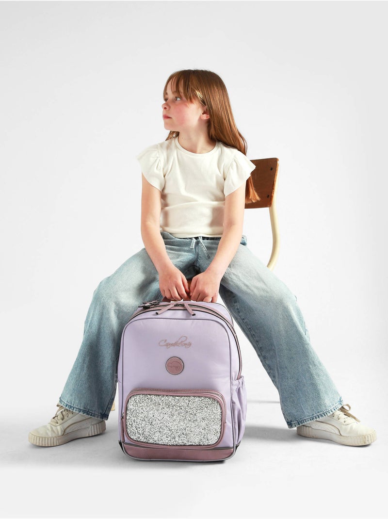 Sac à dos 2 compartiments cameleon Violet clair - Kiabi
