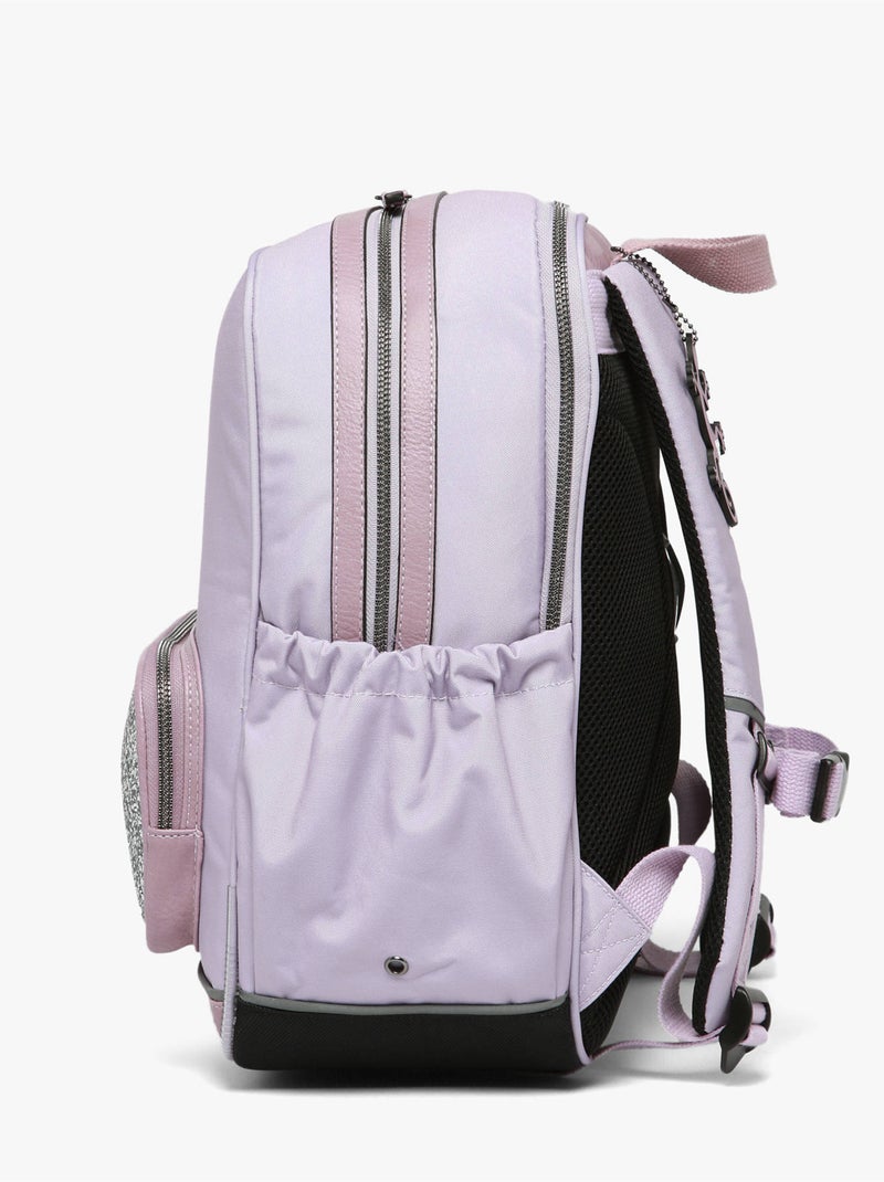 Sac à dos 2 compartiments cameleon Violet clair - Kiabi