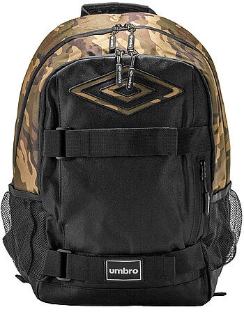 Sac à dos 2 compartiments et dos et bretelles rembourrés camo umbro