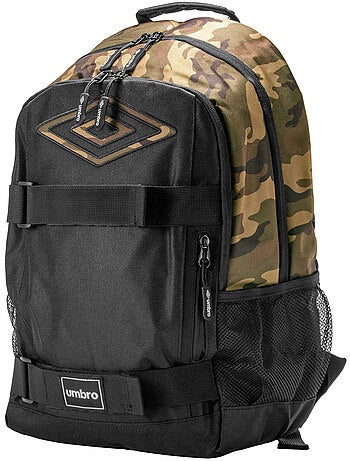 Sac à dos 2 compartiments et dos et bretelles rembourrés camo umbro
