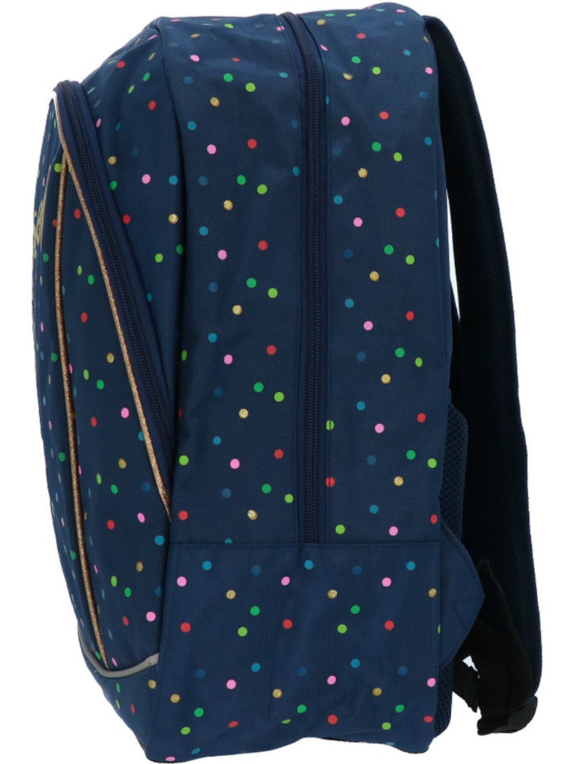 Sac à Dos 2 compartiments Ettavee Be Yourself 42 CM Bleu Multicolore - Kiabi