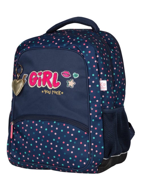 Sac à dos 2 compartiments fille KIP Girl You Rock - Kiabi