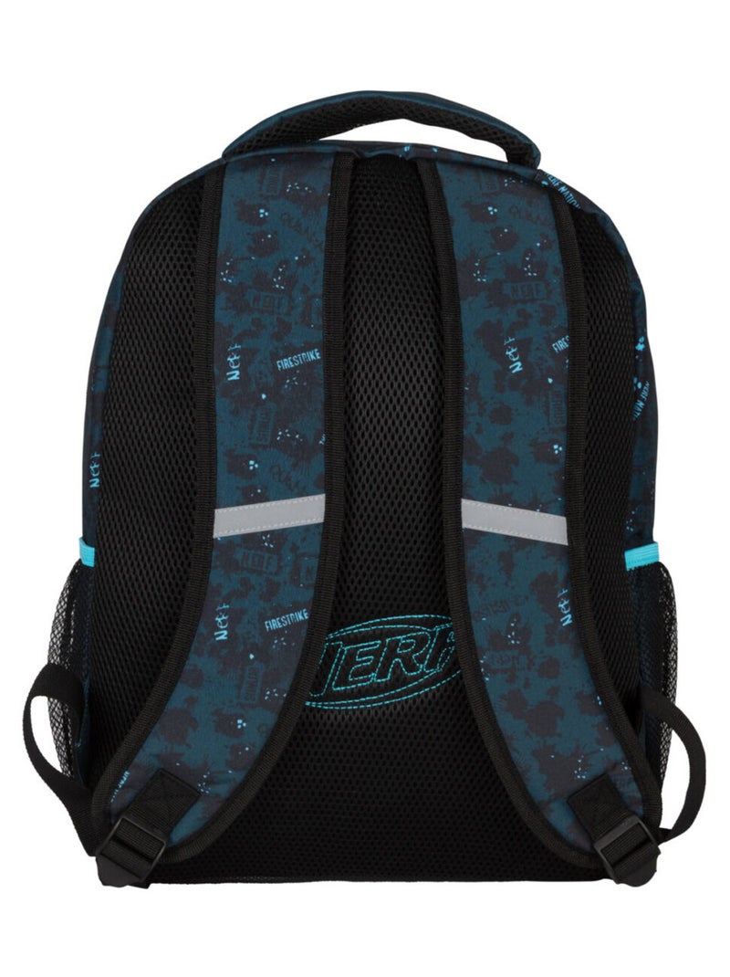 Sac à dos 2 compartiments garçon NERF Splash Noir - Kiabi