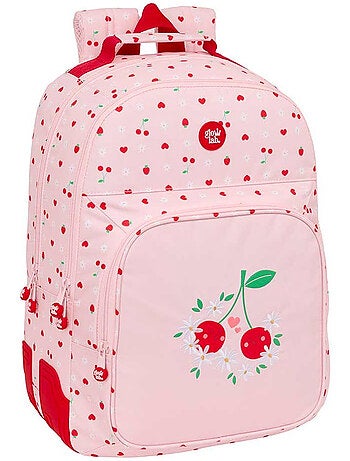 Sac à dos 2 compartiments glowlab fraise cmp design 42 cm