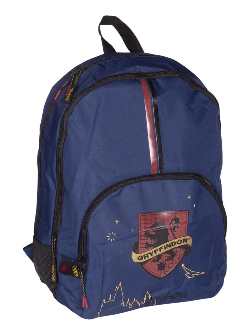 SAC A DOS 2 COMPARTIMENTS HARRY POTTER GRYFFONDOR Bleu marine - Kiabi
