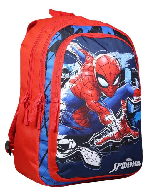 Sac à dos 2 compartiments Spiderman Bleu - Kiabi