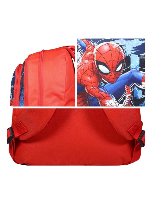 Sac à dos 2 compartiments Spiderman Bleu - Kiabi
