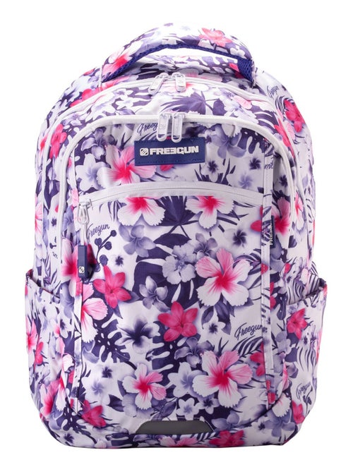 Sac à dos 2 compartiments White Flower Freegun - Kiabi