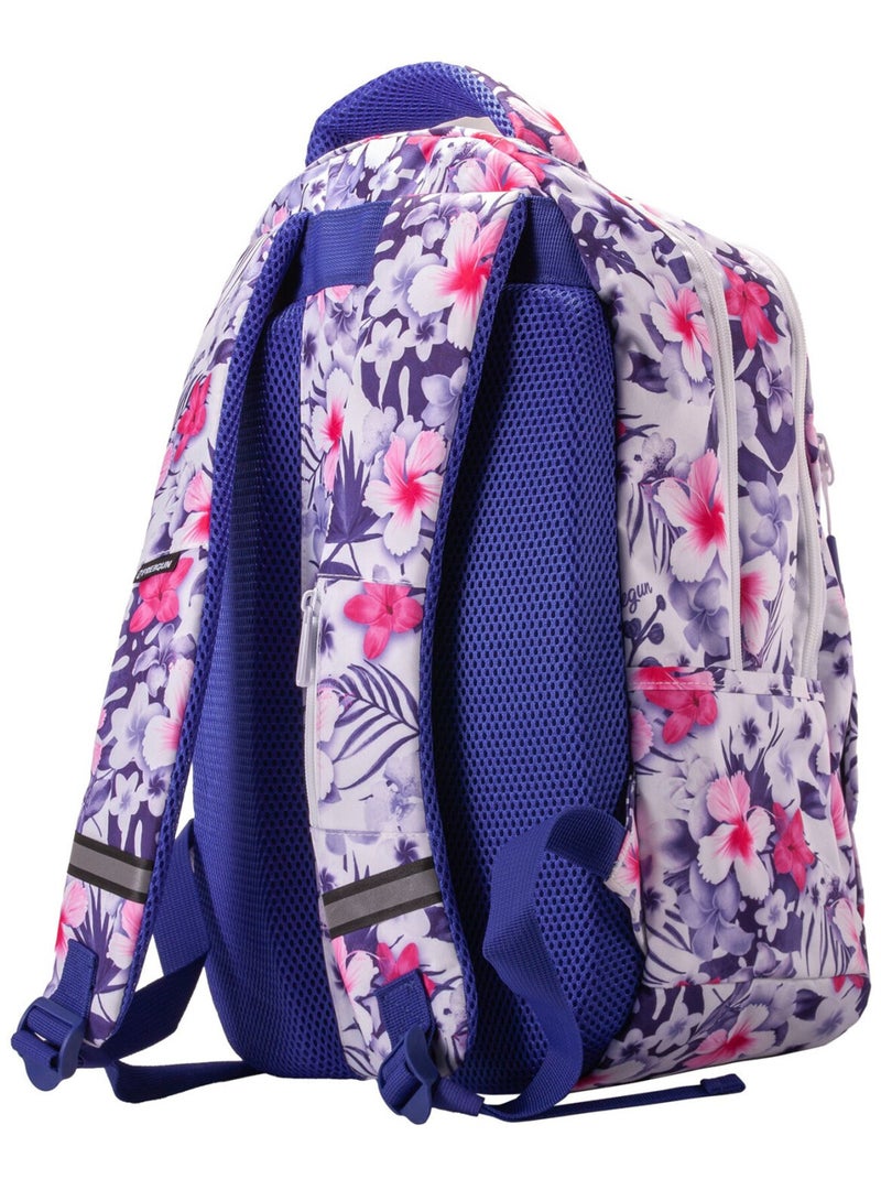 Sac à dos 2 compartiments White Flower Freegun Rose - Kiabi