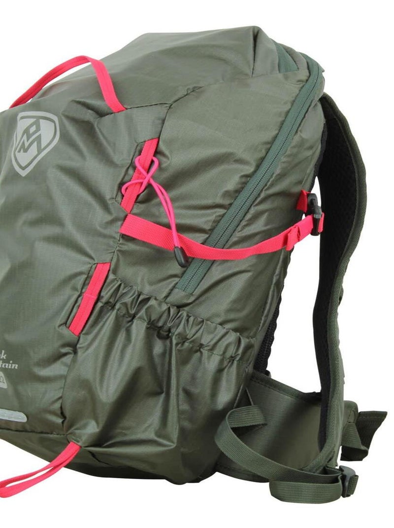 Sac à dos 22L MONTY - PEAK MOUNTAIN Rose fushia - Kiabi