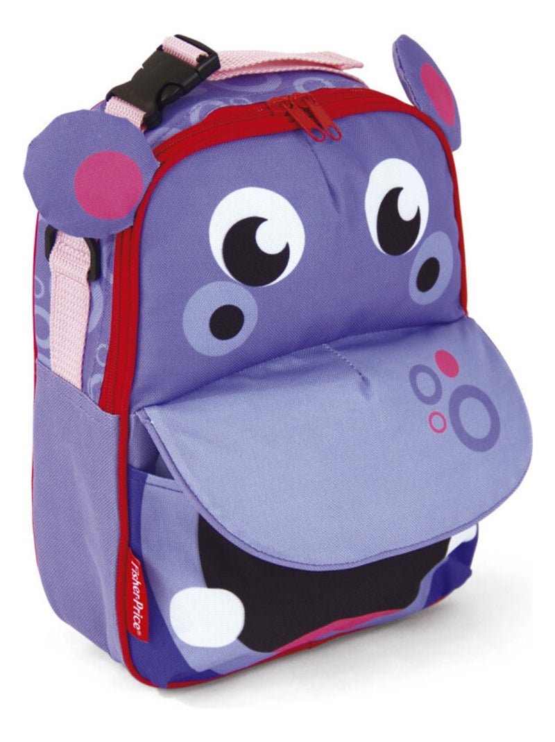 Sac à dos 3 en 1 L'hippopotame -Fisher-Price Blanc Violet Gris - Kiabi