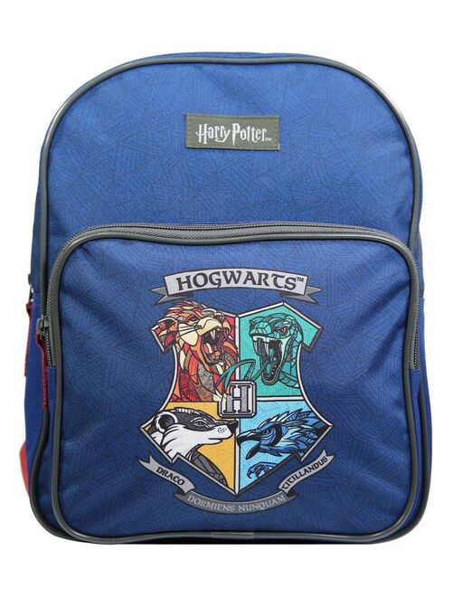 Sac à dos 30 cm avec poche Harry Potter Bleu Bagtrotter - Kiabi