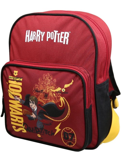 Sac à dos 30 cm avec poche Harry Potter Rouge Bagtrotter - Kiabi