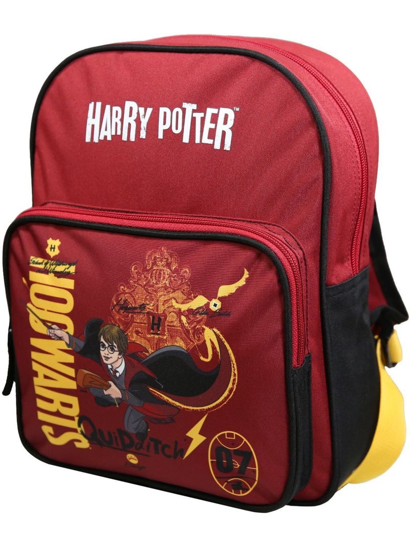 Sac à dos 30 cm avec poche Harry Potter Rouge Bagtrotter Rouge - Kiabi