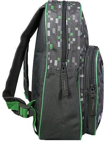 Sac à dos 30 cm avec poche Minecraft Jeu Vidéo Vert Bagtrotter