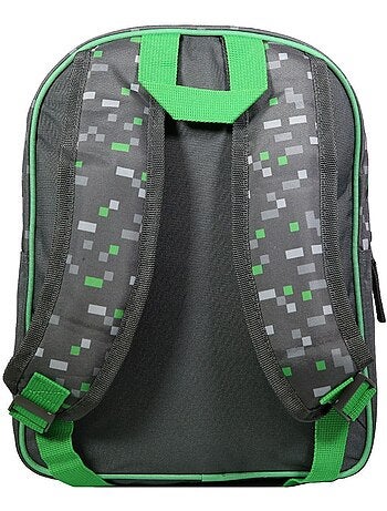 Sac à dos 30 cm avec poche Minecraft Jeu Vidéo Vert Bagtrotter