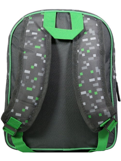 Sac à dos 30 cm avec poche Minecraft Jeu Vidéo Vert Bagtrotter - Kiabi