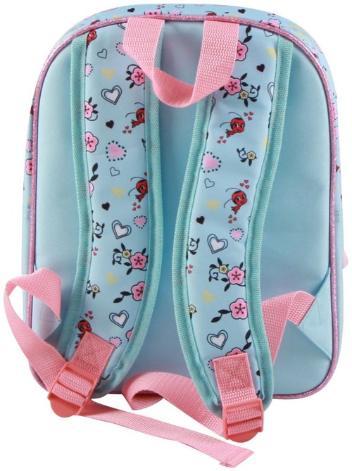 Sac à dos 30 cm avec poche Miraculous / Ladybug Bleu Bagtrotter - Kiabi