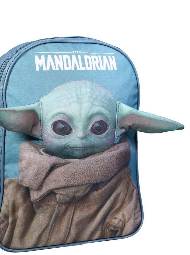 Sac à dos 31 cm avec détails 3D Baby Yoda Star Wars / The Mandalorian Bleu Bagtrotter Bleu - Kiabi