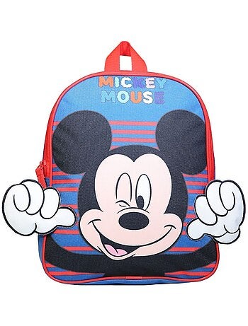 Sac à dos 31 cm avec détails 3D Disney Mickey Bleu Bagtrotter