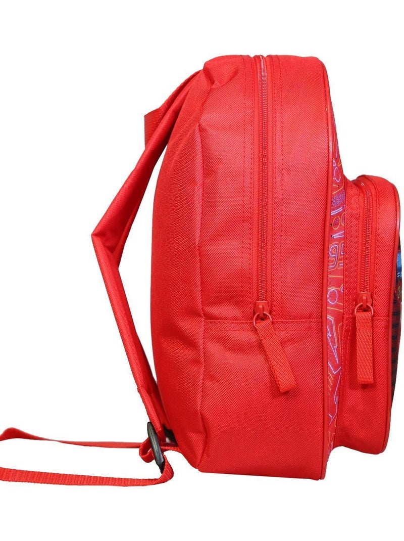 Sac à dos 31 cm avec poche Disney Cars Voiture Flash McQueen Rouge Bagtrotter Rouge - Kiabi