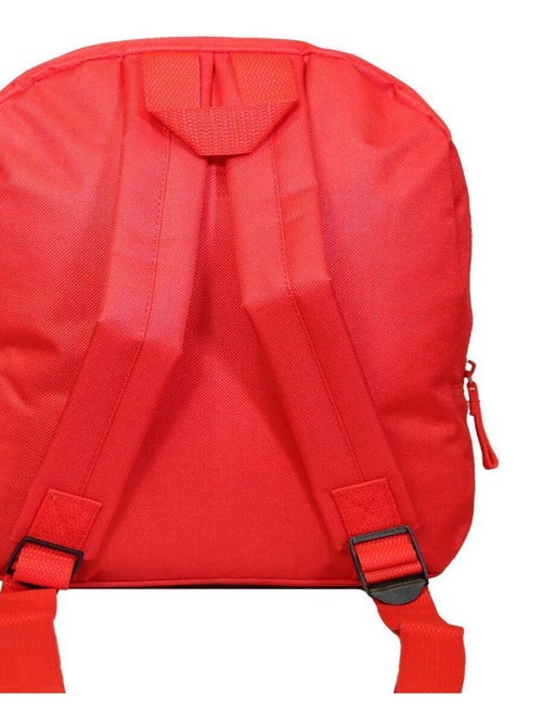 Sac à dos 31 cm avec poche Disney Cars Voiture Flash McQueen Rouge Bagtrotter - Kiabi