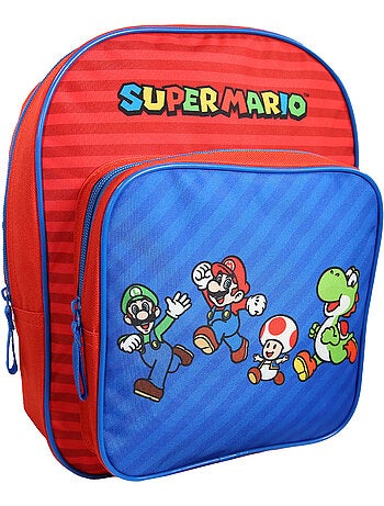 Sac à dos 31 cm avec poche maternelle Super Mario Multicolore