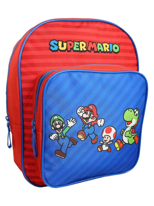 Sac à dos 31 cm avec poche maternelle  Super Mario Multicolore - Kiabi