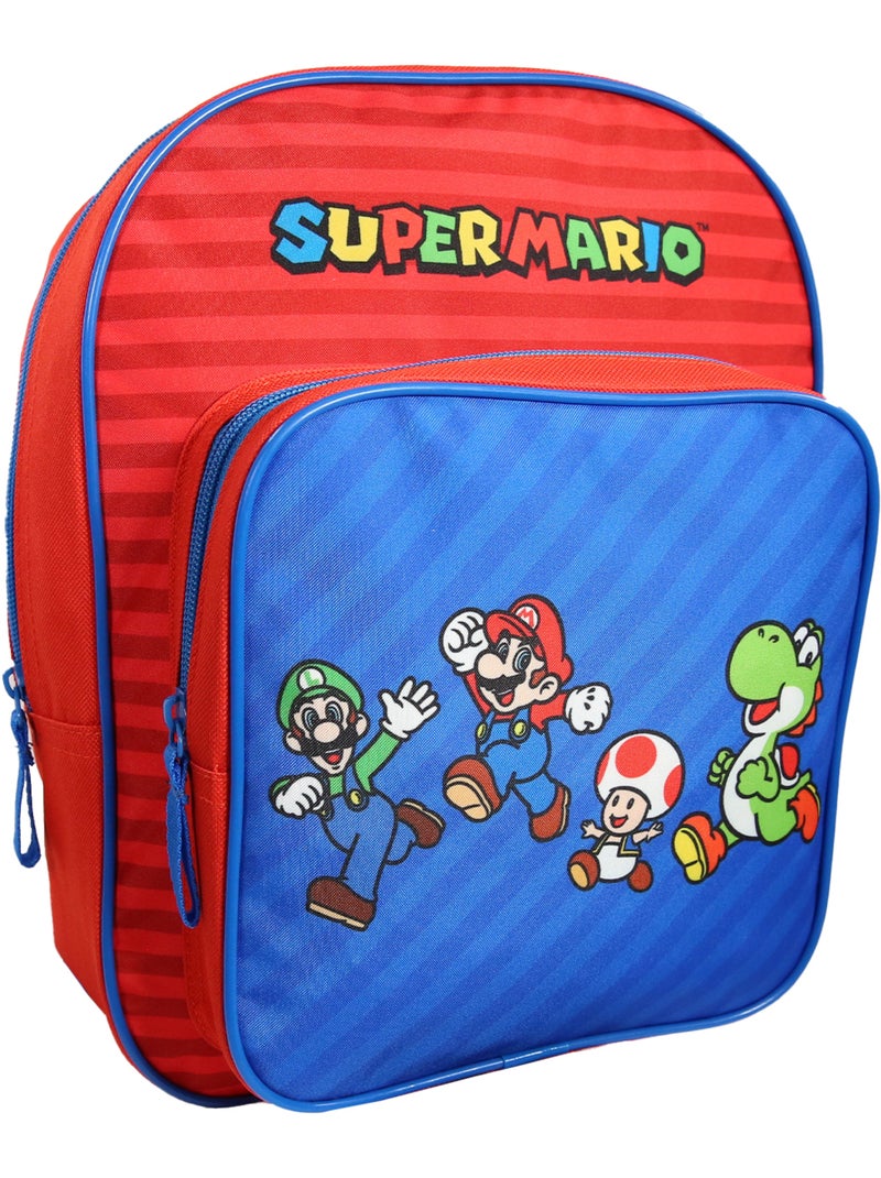 Sac à dos 31 cm avec poche maternelle  Super Mario Multicolore Multicolore - Kiabi
