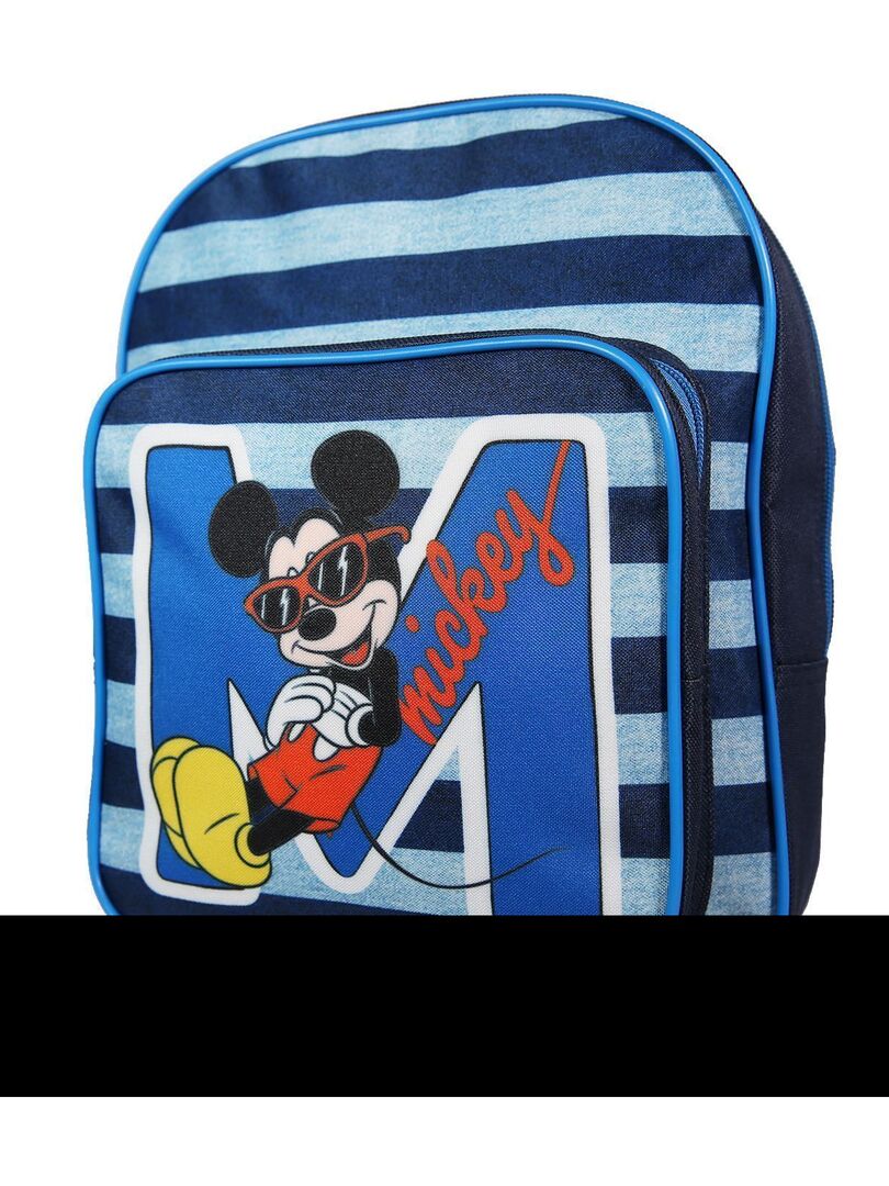 Sac à dos 31 cm avec poche Mickey Disney Bleu marine Bagtrotter Bleu - Kiabi