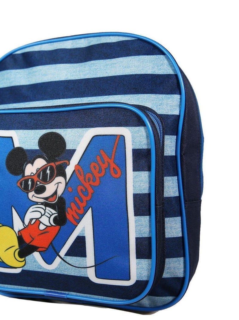 Sac à dos 31 cm avec poche Mickey Disney Bleu marine Bagtrotter Bleu - Kiabi