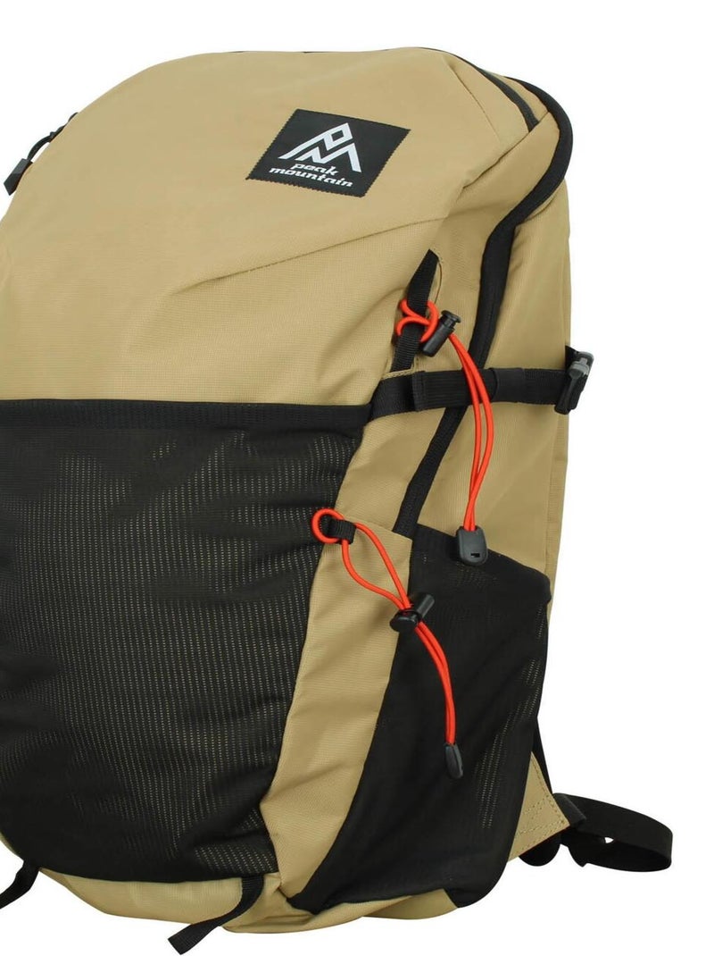 Sac à dos 32L MIRVAL - PEAK MOUNTAIN Beige - Kiabi