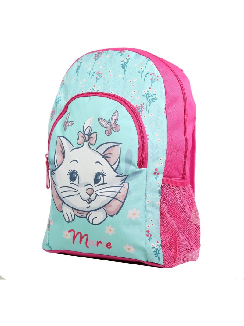 Sac à dos 37 cm avec poche Disney Chat Marie Les Aristochats Vert Bagtrotter Vert - Kiabi