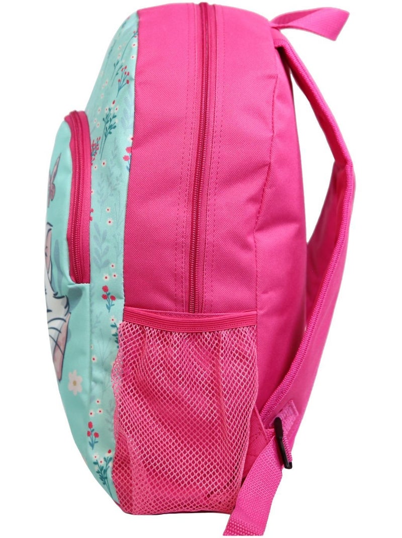 Sac à dos 37 cm avec poche Disney Chat Marie Les Aristochats Vert Bagtrotter Vert - Kiabi