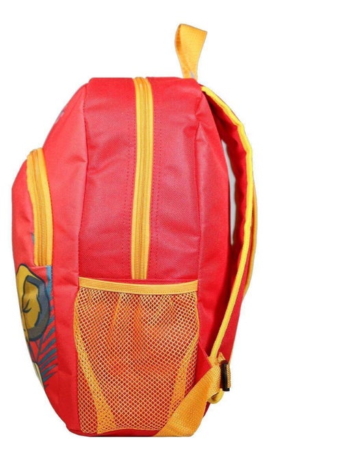 Sac à dos 37 cm avec poche Disney Le Roi Lion Simba Rouge Bagtrotter - Kiabi