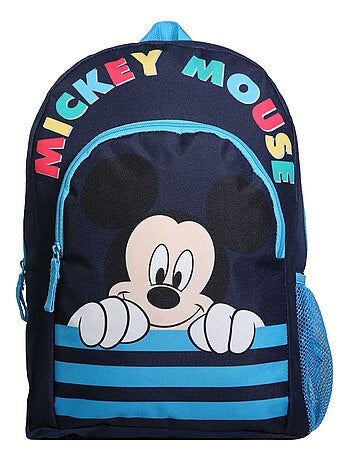 Sac à dos 37 cm avec poche Disney Mickey Bleu Bagtrotter