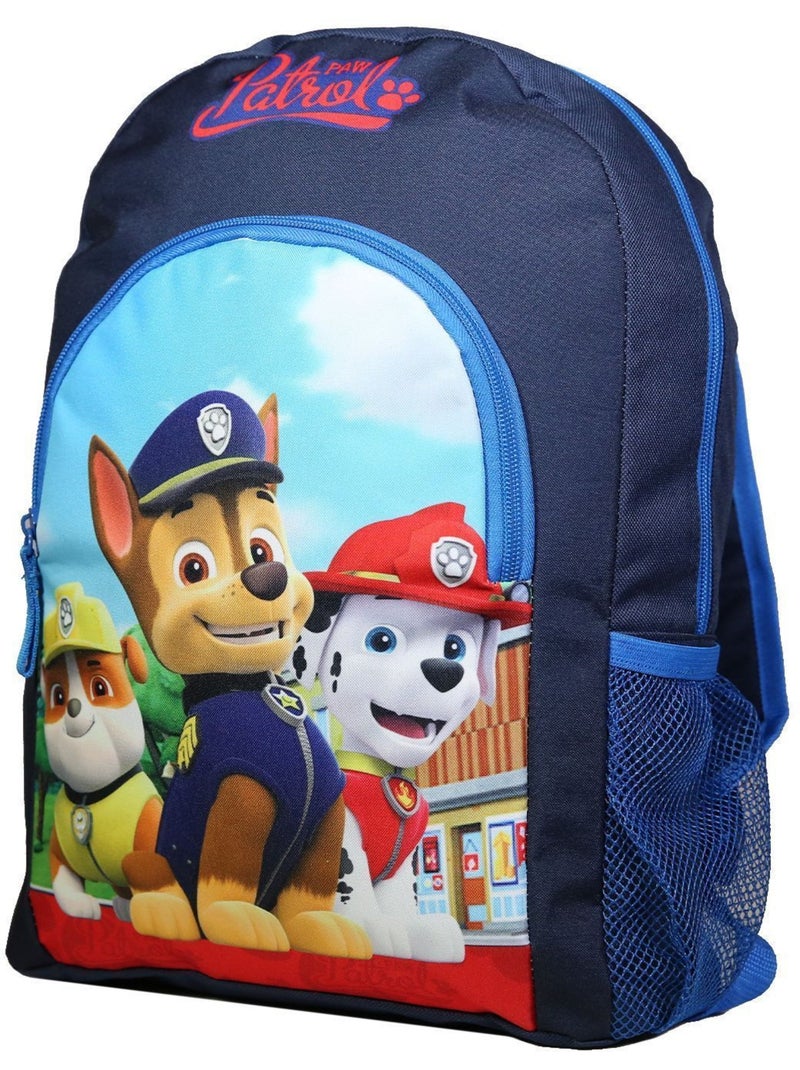 Sac à dos 37 cm avec poche Pat'Patrouille Bleu Bagtrotter Bleu - Kiabi