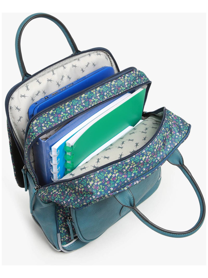 Sac à dos 37cm Caméléon Vintage Fantasy avec 2 compartiments - CP/CE1/CE2 Bleu Jaune - Kiabi