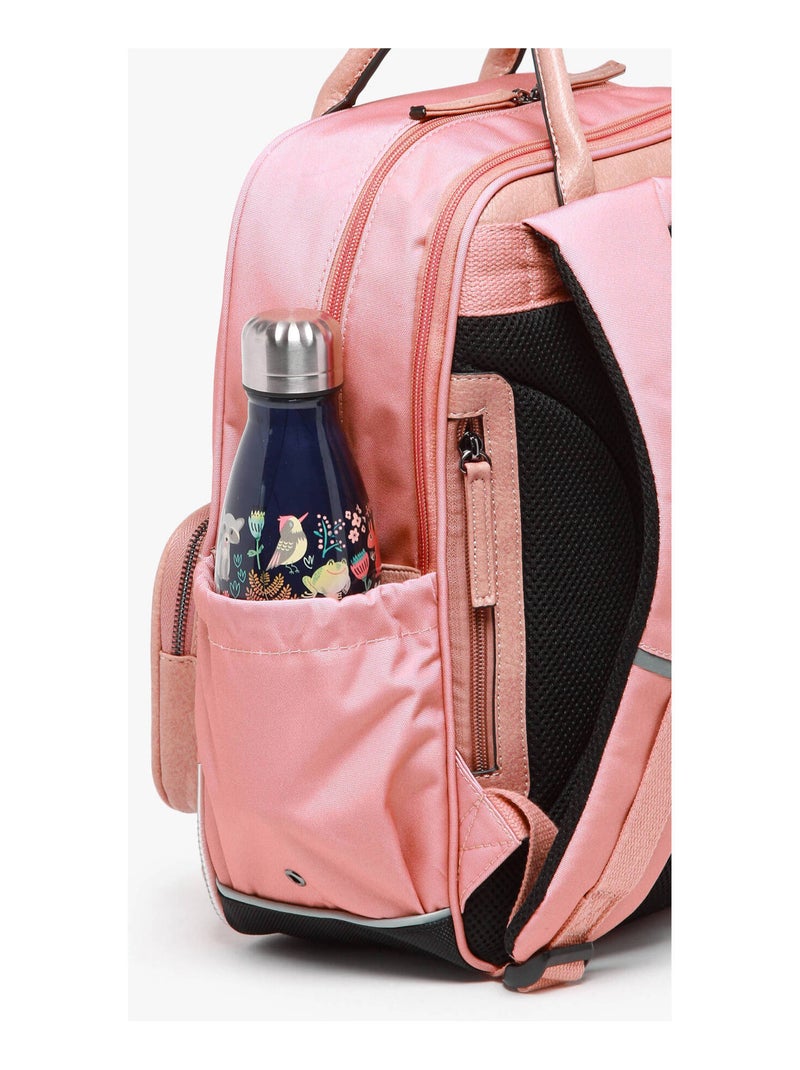 Sac à dos 37cm Caméléon Vintage Fantasy avec 2 compartiments - CP/CE1/CE2 Rose bonbon - Kiabi