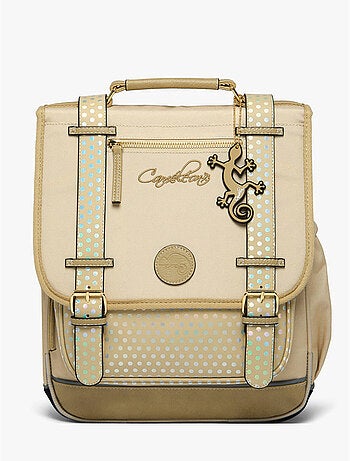 Sac à dos 39cm Caméléon Vintage Fantasy avec 2 compartiments - CM1/CM2