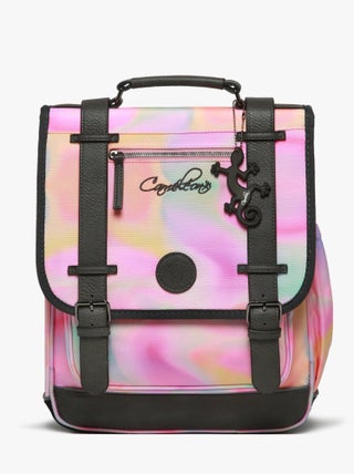 Sac à dos 39cm Caméléon Vintage Fantasy avec 2 compartiments - CM1/CM2