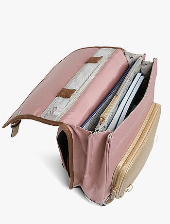 Sac à dos 39cm Caméléon Vintage Fantasy avec 2 compartiments - CM1/CM2