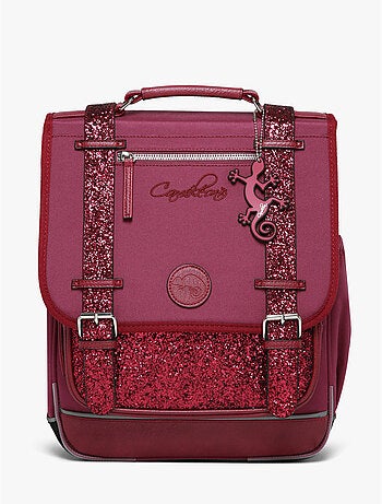 Sac à dos 39cm Caméléon Vintage Fantasy avec 2 compartiments - CM1/CM2