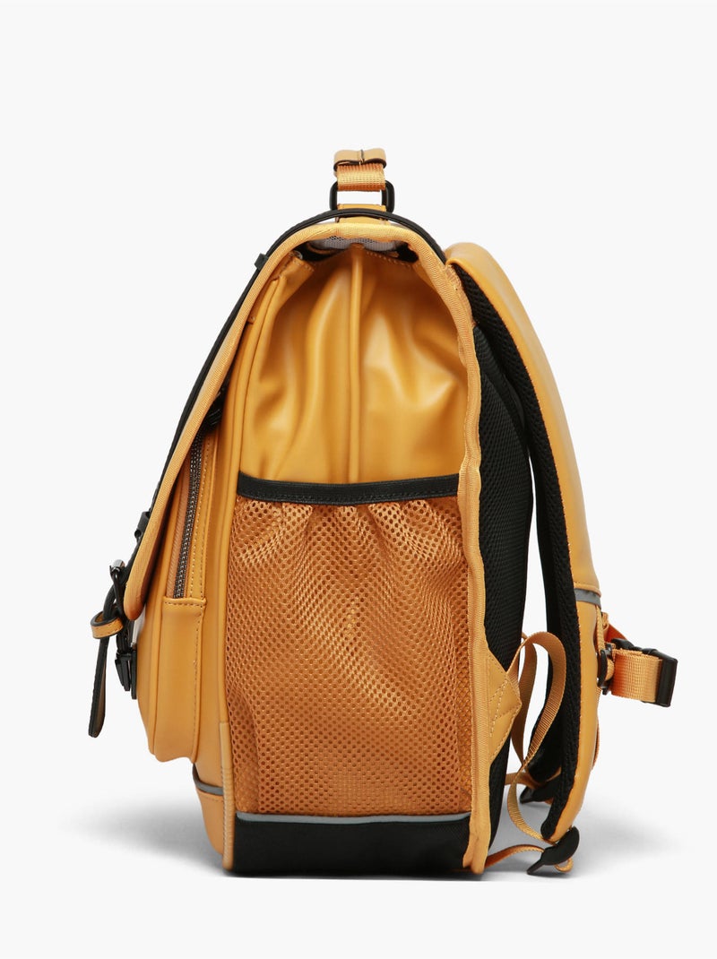Sac à dos 39cm Caméléon Vintage North avec 2 compartiments - CP/CE1/CE2 Blanc Jaune - Kiabi
