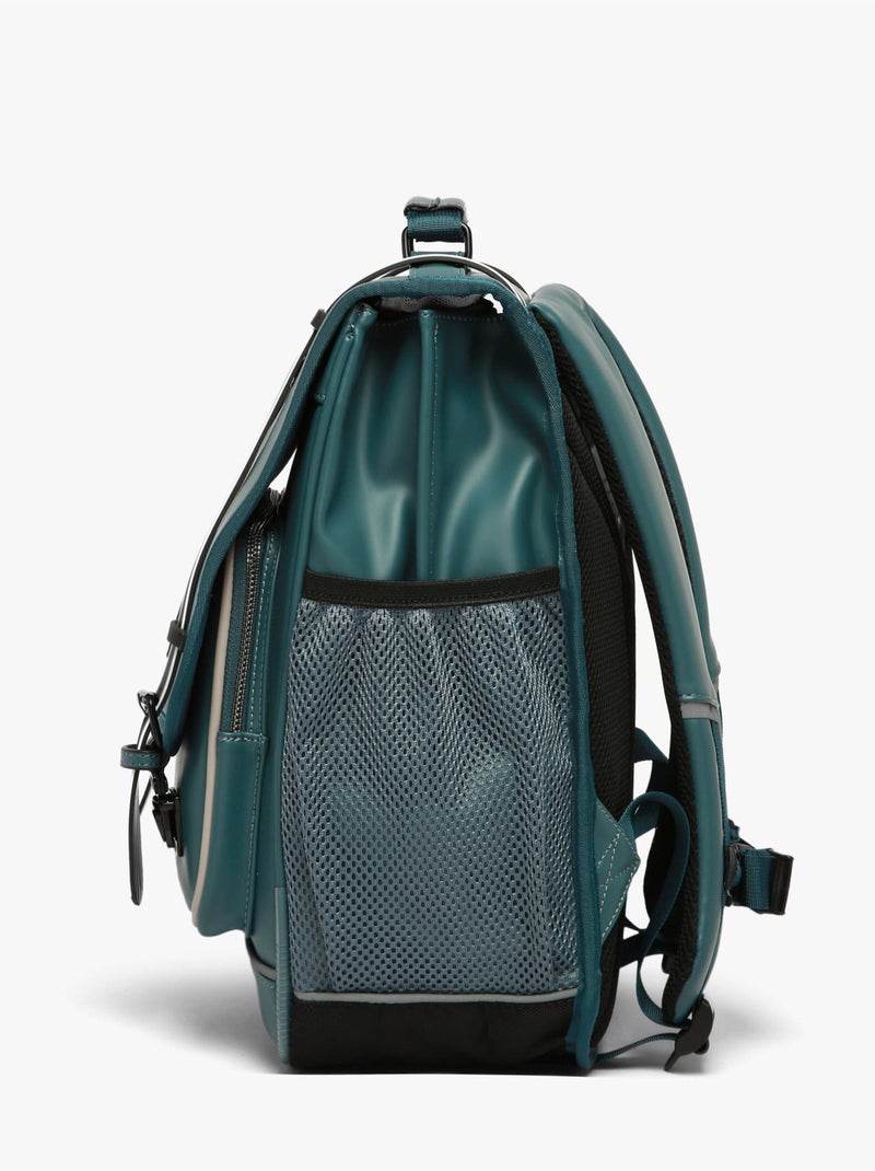 Sac à dos 39cm Caméléon Vintage North avec 2 compartiments - CP/CE1/CE2 Bleu Noir - Kiabi
