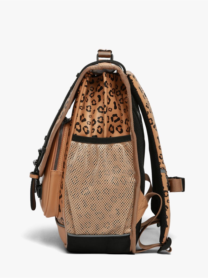 Sac à dos 39cm Caméléon Vintage North avec 2 compartiments - CP/CE1/CE2 Marron tabac - Kiabi