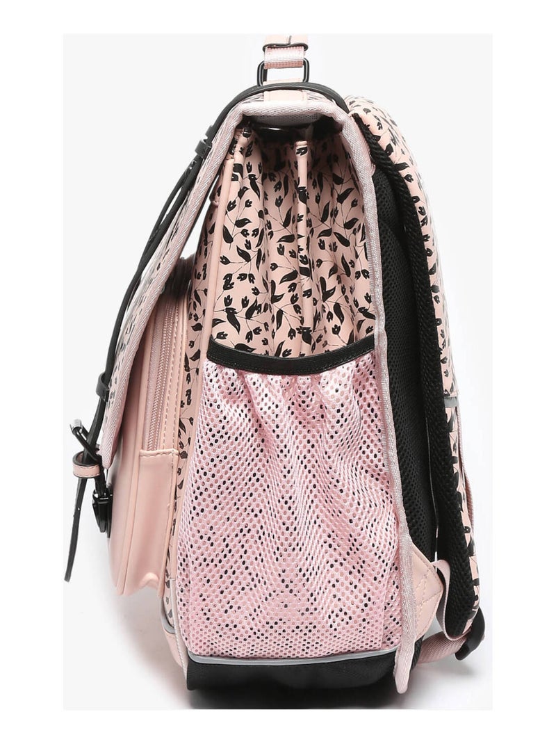 Sac à dos 39cm Caméléon Vintage North avec 2 compartiments - CP/CE1/CE2 Rose pastel - Kiabi
